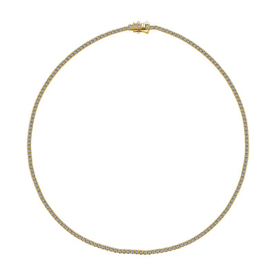 2mm 5A Tennis Necklace - سلسال