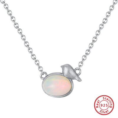 Opal Natural Necklace - سلسال